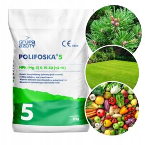 Polifoska Plus NPK 5-15-30 + (MgS) Grupa Azoty granulat 5 kg Polifoska Plus NPK 5-15-30 + (MgS) Grupa Azoty granulat 5 kg
