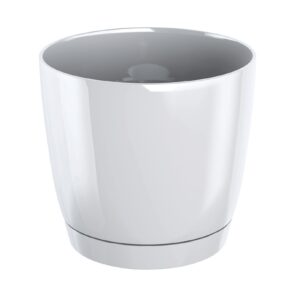 Doniczka Coubi okrągła DUOP 240 Prosperplast biała Doniczka Coubi okrągła DUOP 240 Prosperplast biała