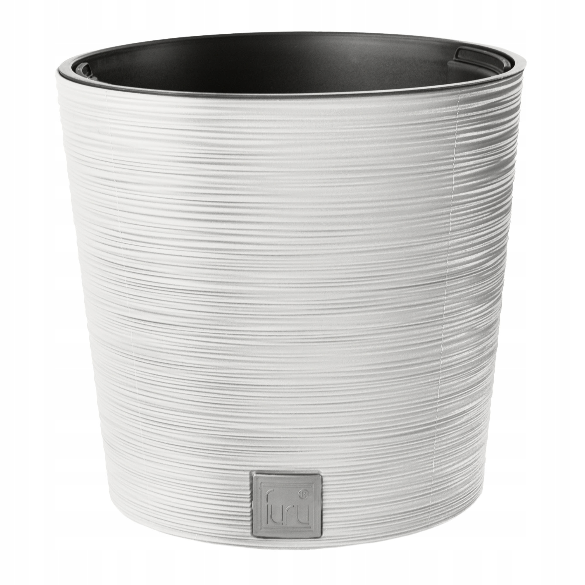 Doniczka Furu Round DFR300 biała+wkład Prosperplast Doniczka Furu Round DFR300 biała+wkład Prosperplast