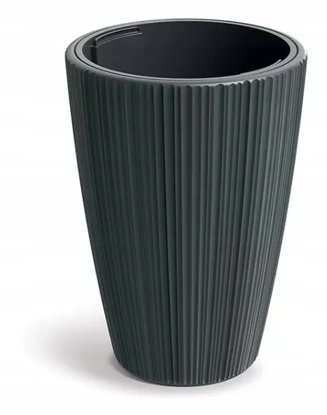 Doniczka Oro DMOR 300 mm ciemny szary Prosperplast Doniczka Oro DMOR 300 mm ciemny szary Prosperplast