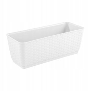 Doniczka balkonowa Ratolla PW DRL500PW biała Prosperplast Doniczka balkonowa Ratolla PW DRL500PW biała Prosperplast