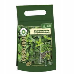 Ogród 2001 nawóz do Bukszpanów granulowany 1 kg Siarkopol Ogród 2001 nawóz do Bukszpanów granulowany 1 kg Siarkopol