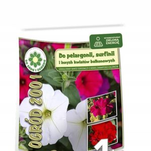 Ogród 2001 nawóz do Pelargonii, Surfinii granulowany 1 kg Siarkopol Ogród 2001 nawóz do Pelargonii, Surfinii granulowany 1 kg Siarkopol
