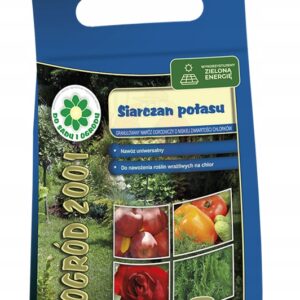 Ogród 2001 nawóz siarka, siarczan potasu Siarkopol granulat 2 kg Ogród 2001 nawóz siarka, siarczan potasu Siarkopol granulat 2 kg