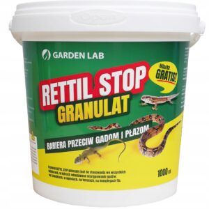 Rettil Stop granulat 1 l. Odstraszanie Gadów, Płazów Rettil Stop granulat 1 l. Odstraszanie Gadów, Płazów