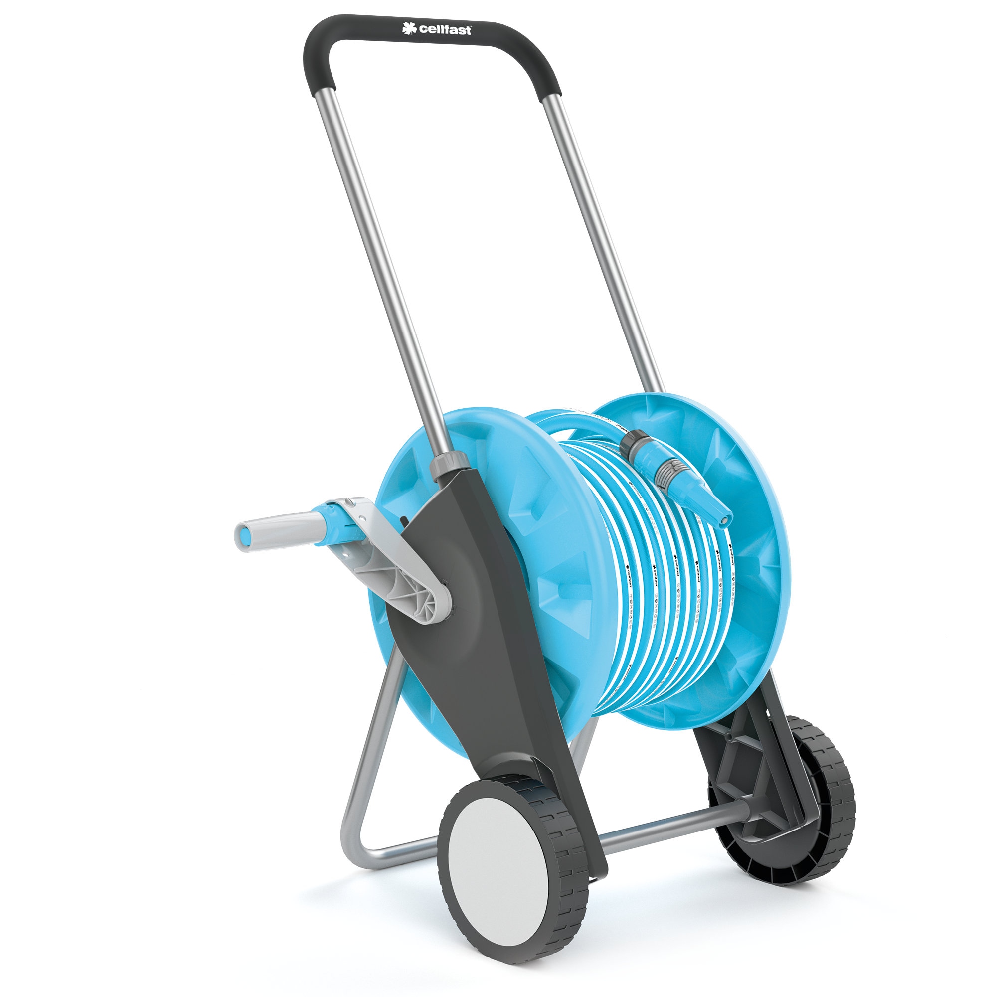 Wózek z wężem ogrodniczym, wózek + wąż 1/2" 20 m Compact Cellfast 55-310 Wózek z wężem ogrodniczym, wózek + wąż 1/2" 20 m Compact Cellfast 55-310
