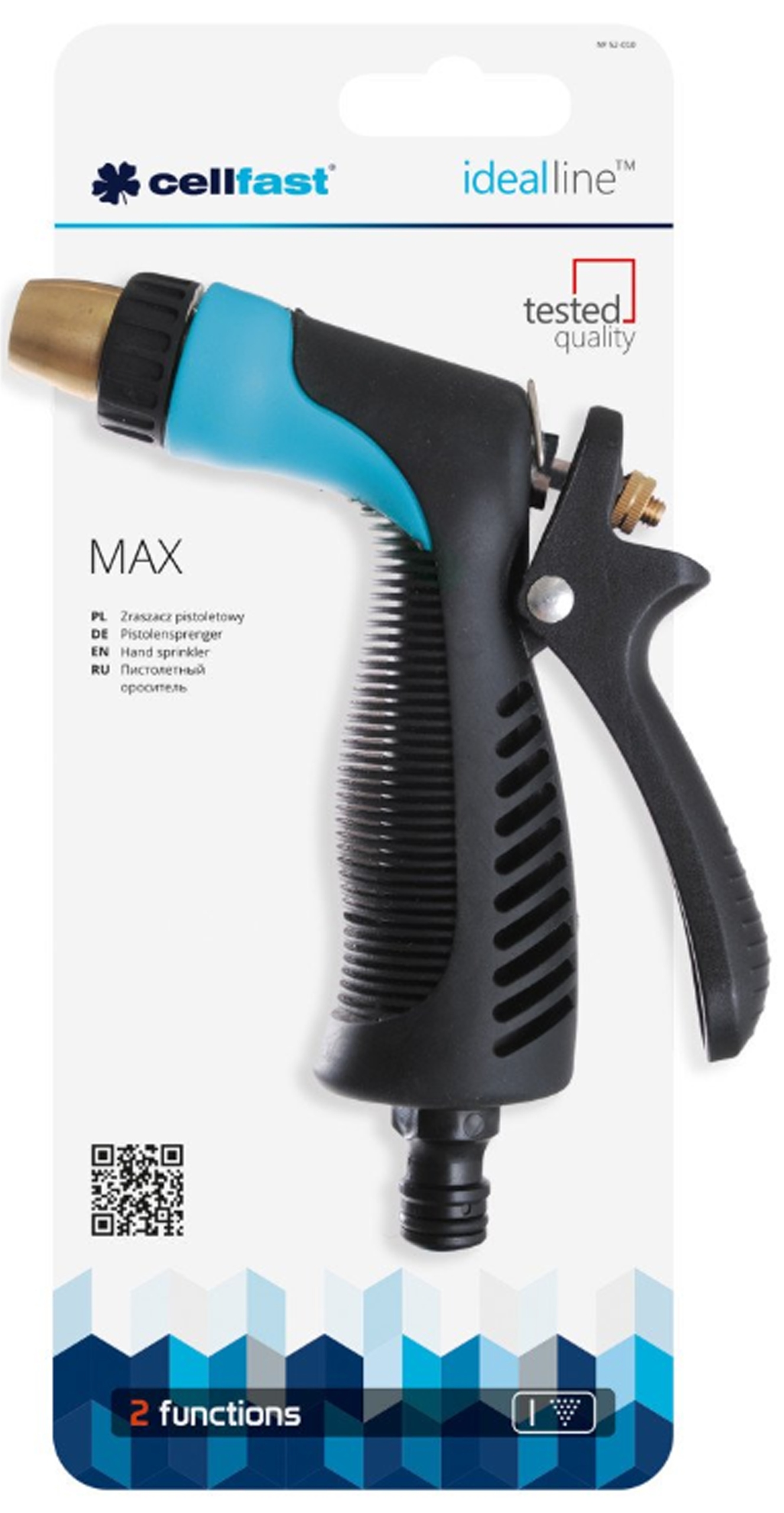 Zraszacz pistoletowy prosty MAX 52-020 Cellfast Zraszacz pistoletowy prosty MAX 52-020 Cellfast