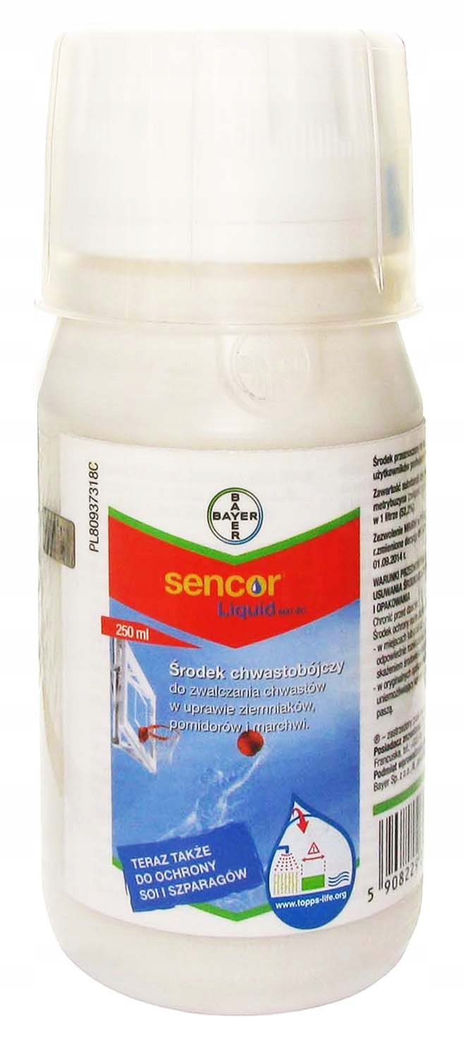 Sencor LIQUID 600 SC 250 ml. chwasty w ziemniakach, przed i powschodowo, Sencor LIQUID 600 SC 250 ml. chwasty w ziemniakach, przed i powschodowo,