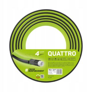 Wąż ogrodowy Cellfast Quattro 3/4" 15m 10-074 wąż 4-warstwy Wąż ogrodowy Cellfast Quattro 3/4" 15m 10-074 wąż 4-warstwy