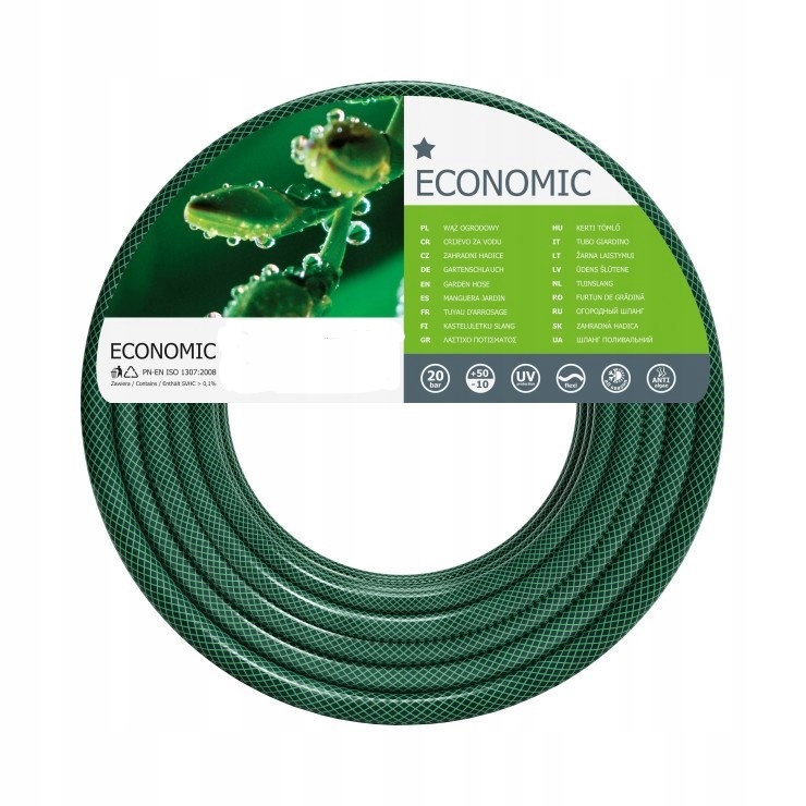 Wąż ogrodowy CELLFAST ECONOMIC 3/4" 15 m 3-war 10-024 Wąż ogrodowy CELLFAST ECONOMIC 3/4" 15 m 3-war 10-024