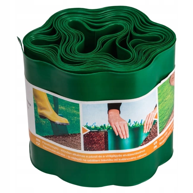 Obrzeża Cellfast 15 cm x 9 m. jasna zieleń 30-002h Obrzeża Cellfast 15 cm x 9 m. jasna zieleń 30-002h