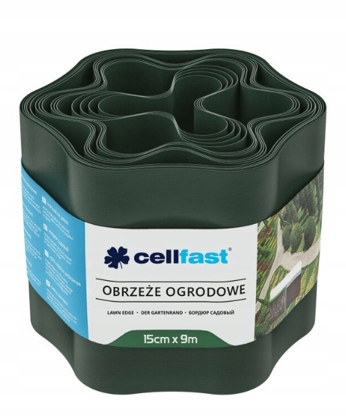 Obrzeża Cellfast 15 cm x 9 m. c. ziel. 30-022h Obrzeża Cellfast 15 cm x 9 m. c. ziel. 30-022h