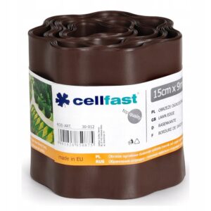 Obrzeża Cellfast 15 cm x 9 m. brąz 30-012 Obrzeża Cellfast 15 cm x 9 m. brąz 30-012