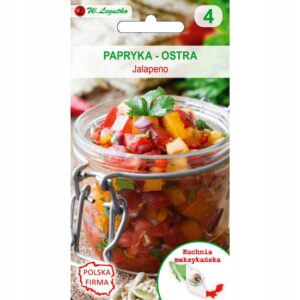 Nasiona Papryka ostra Jalapeno 0,5 g Legutko Nasiona warzyw Nasiona Papryka ostra Jalapeno 0,5 g Legutko Nasiona warzyw