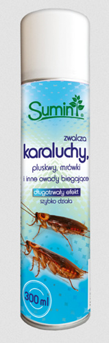 Sumin 300 ml. spray na owady biegające pająki, karaluchy, prusaki, rybiki Sumin 300 ml. spray na owady biegające pająki, karaluchy, prusaki, rybiki