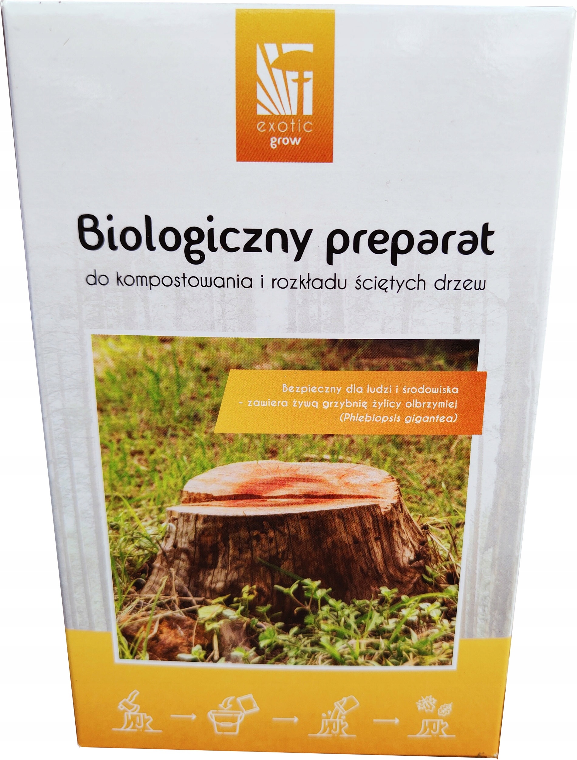 Grzybnia do rozkładu pni, ścięte drzewa, kompostowanie, naturalny 750 ml. Grzybnia do rozkładu pni, ścięte drzewa, kompostowanie, naturalny 750 ml.
