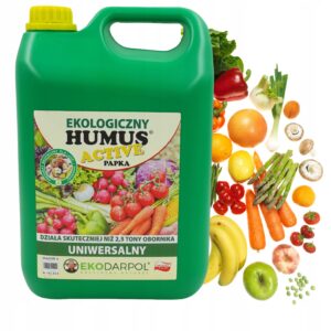Humus Active papka 5 l. uniwersalny ekologiczny, naturalny nawóz Humus Active papka 5 l. uniwersalny ekologiczny, naturalny nawóz