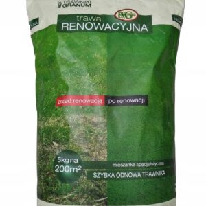 Trawa RENOWACYJNA uzupełniająca 5 kg/200 m2 uzupełniająca Trawa RENOWACYJNA uzupełniająca 5 kg/200 m2 uzupełniająca