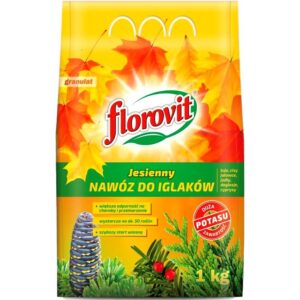 Florovit nawóz JESIENNY do iglaków tui, tuji 1 kg Florovit nawóz JESIENNY do iglaków tui, tuji 1 kg