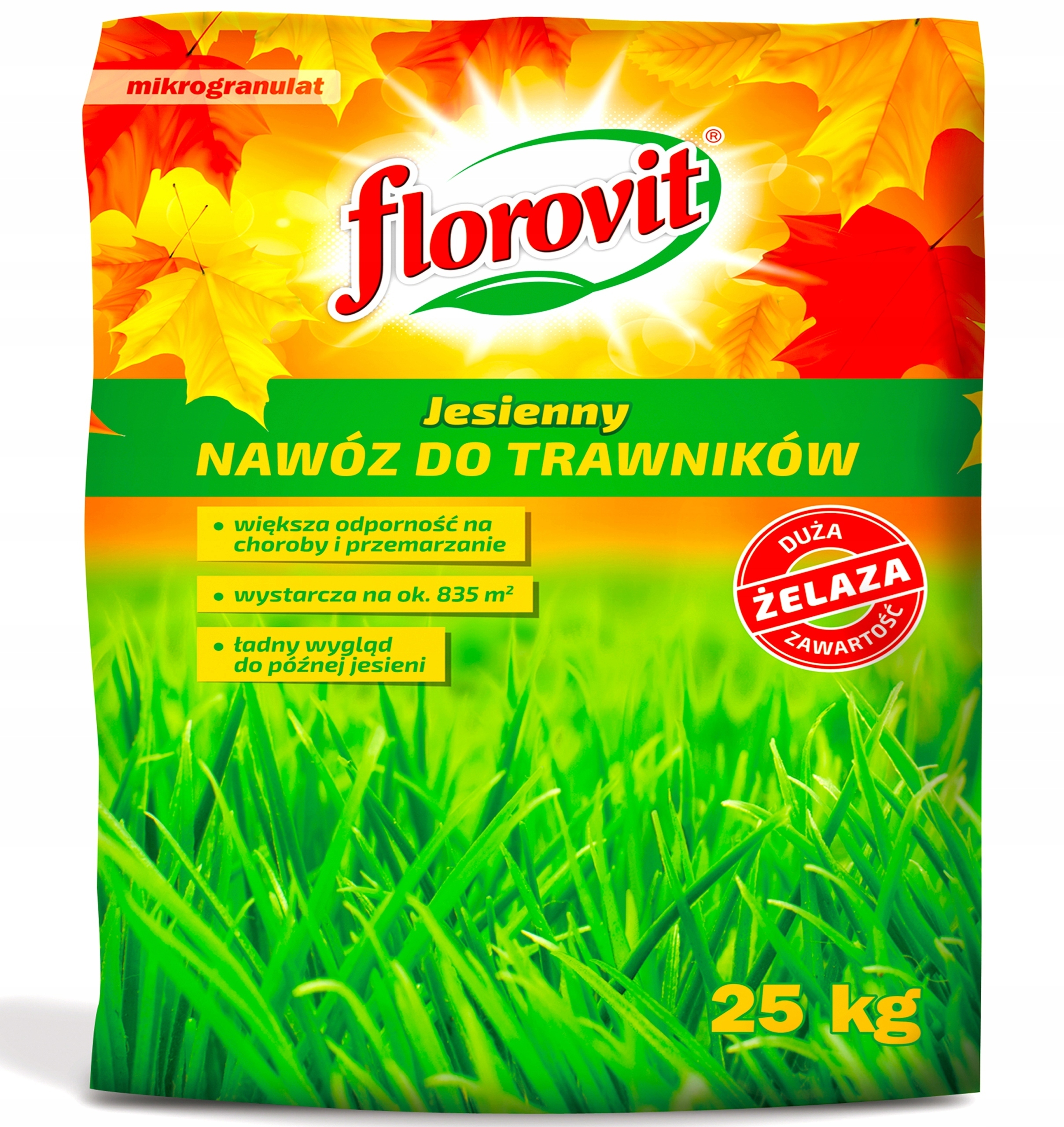 Florovit nawóz JESIENNY do Trawnika granulowany 25 kg Florovit nawóz JESIENNY do Trawnika granulowany 25 kg
