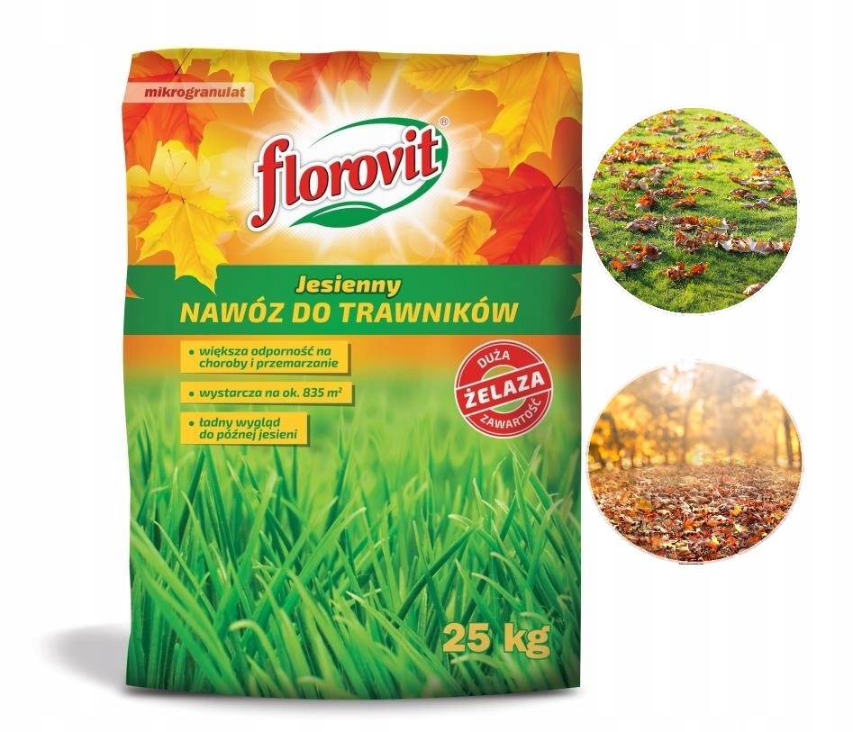 Florovit nawóz JESIENNY do Trawnika granulowany 25 kg Florovit nawóz JESIENNY do Trawnika granulowany 25 kg