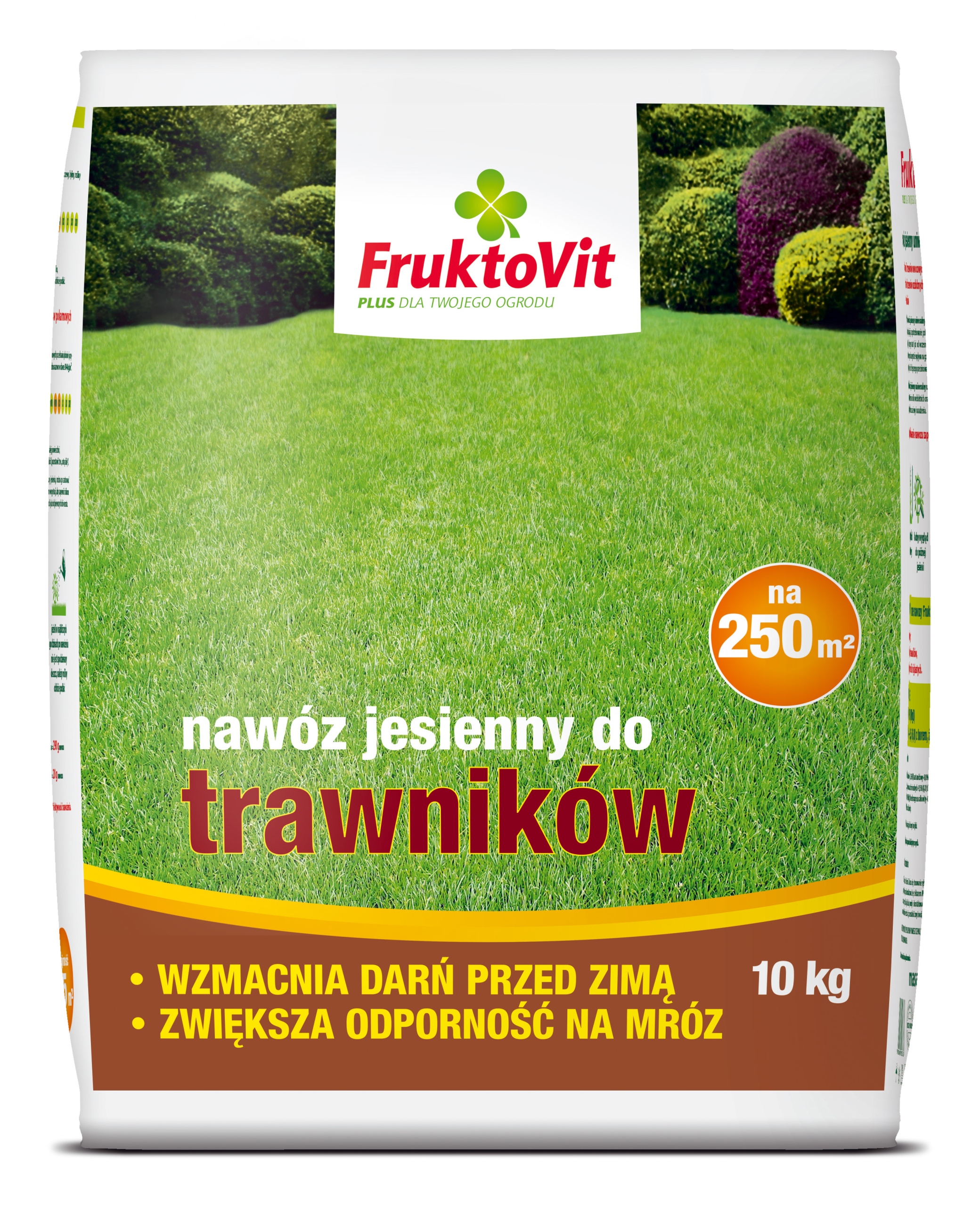 FruktoVit nawóz granulowany JESIENNY do Trawnika 10 kg FruktoVit nawóz granulowany JESIENNY do Trawnika 10 kg
