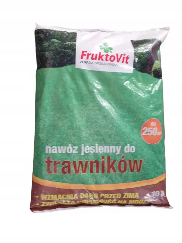 FruktoVit nawóz granulowany JESIENNY do Trawnika 10 kg FruktoVit nawóz granulowany JESIENNY do Trawnika 10 kg