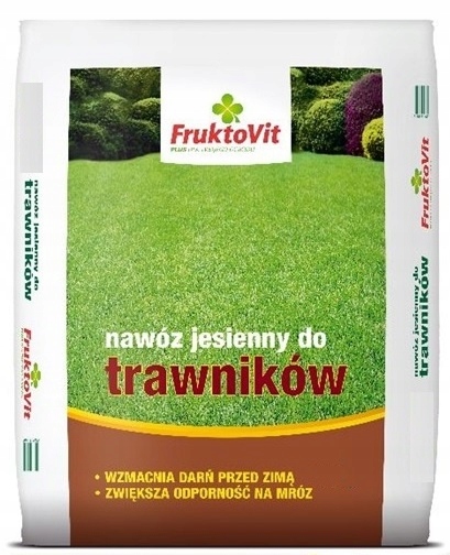 FruktoVit nawóz granulowany JESIENNY do Trawnika 25 kg FruktoVit nawóz granulowany JESIENNY do Trawnika 25 kg