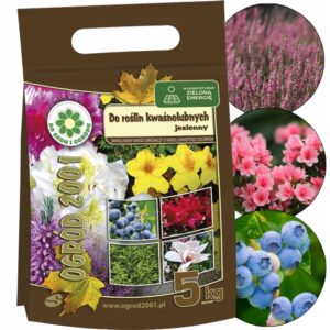 Ogród 2001 nawóz do kwaśnolubnych jesienny gran. do borówki, 5 kg Siarkopol Ogród 2001 nawóz do kwaśnolubnych jesienny gran. do borówki, 5 kg Siarkopol