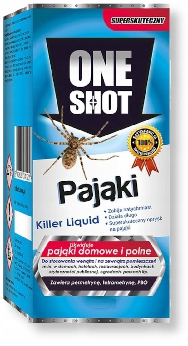 One Shot na Pająki 100 ml zwalczanie pająków, błyskawiczny efekt One Shot na Pająki 100 ml zwalczanie pająków, błyskawiczny efekt