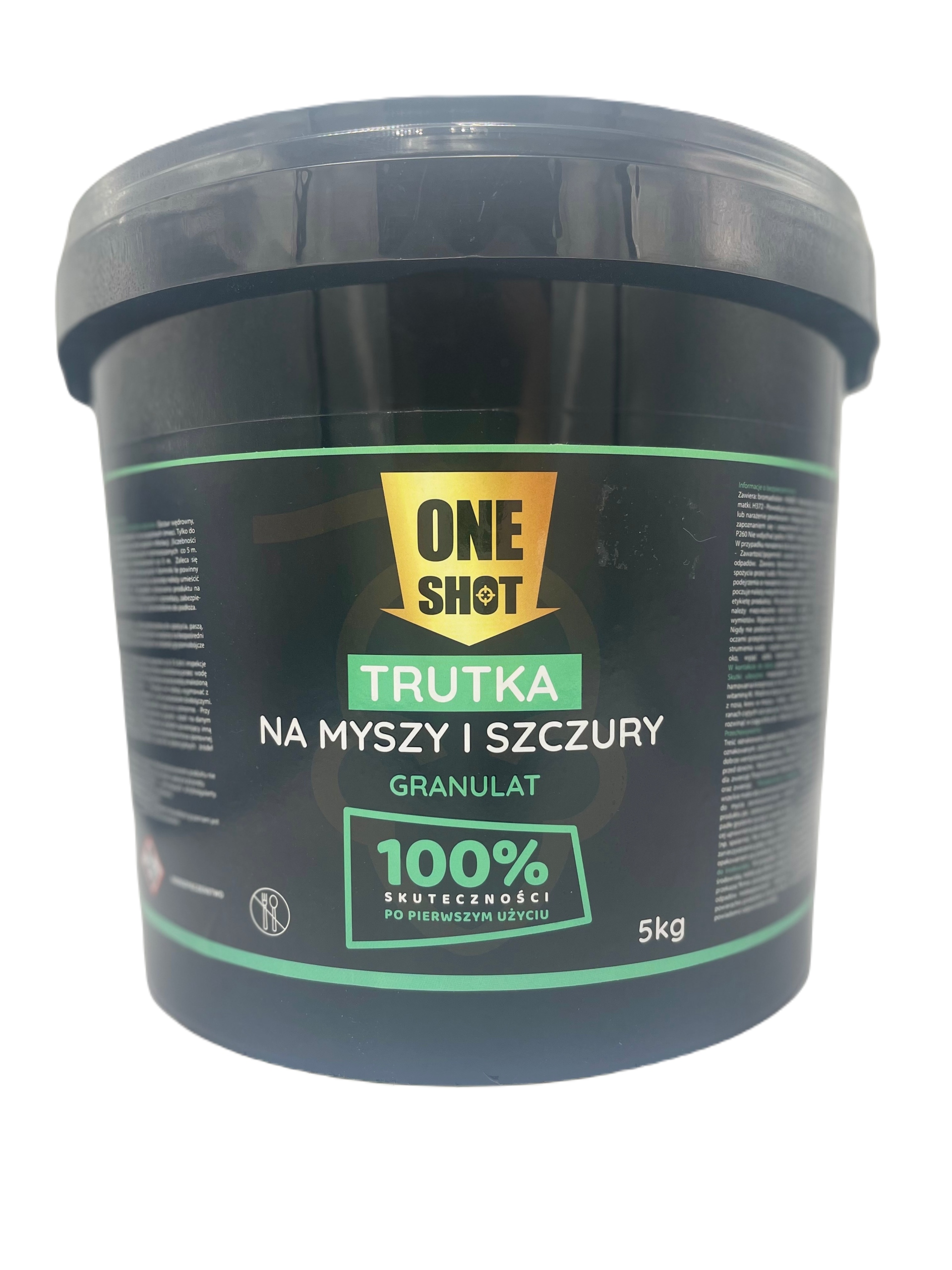 One Shot trutka na myszy i szczury granulat 5 kg, trucizna, na szczura One Shot trutka na myszy i szczury granulat 5 kg, trucizna, na szczura