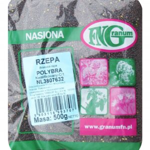 Nasiona Rzepa pastewna Rogowska 500 g poplon Nasiona Rzepa pastewna Rogowska 500 g poplon