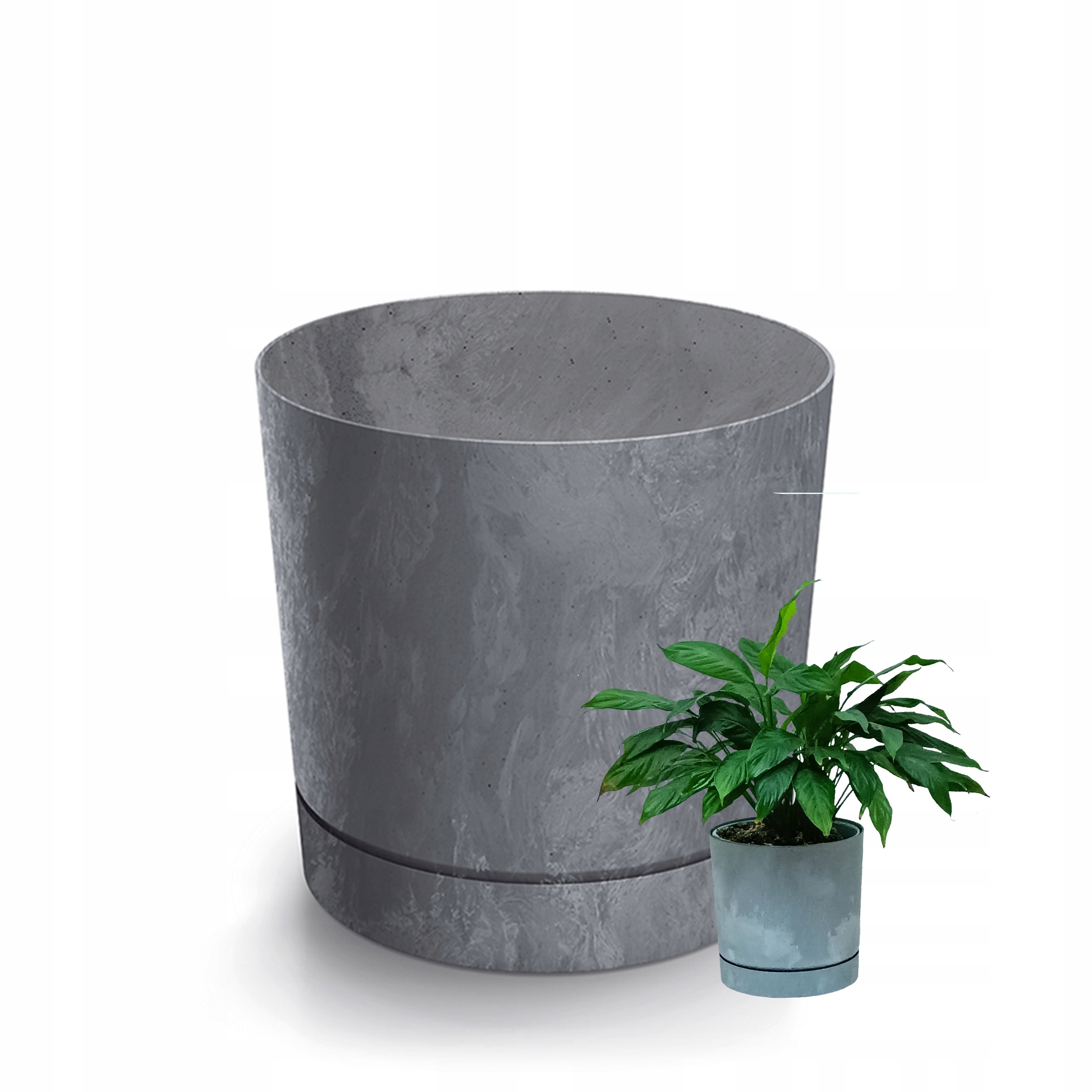 Doniczka Tubo beton effect DPOP+p 200 Prosperplast Doniczka Tubo beton effect DPOP+p 200 Prosperplast