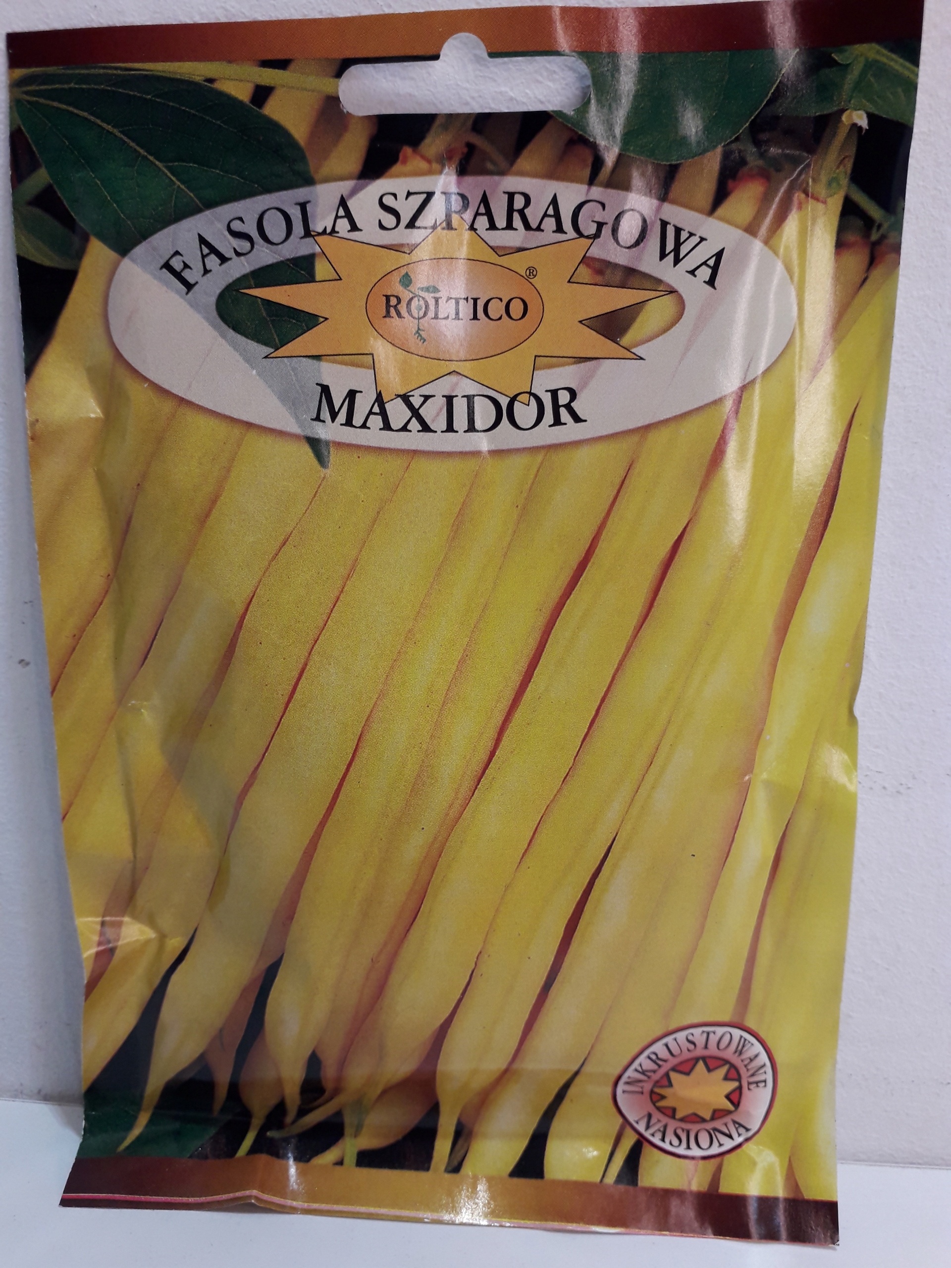 Nasiona fasoli karłowej żółtej ROLTICO Maxidor 40 g fasola żółta Nasiona fasoli karłowej żółtej ROLTICO Maxidor 40 g fasola żółta