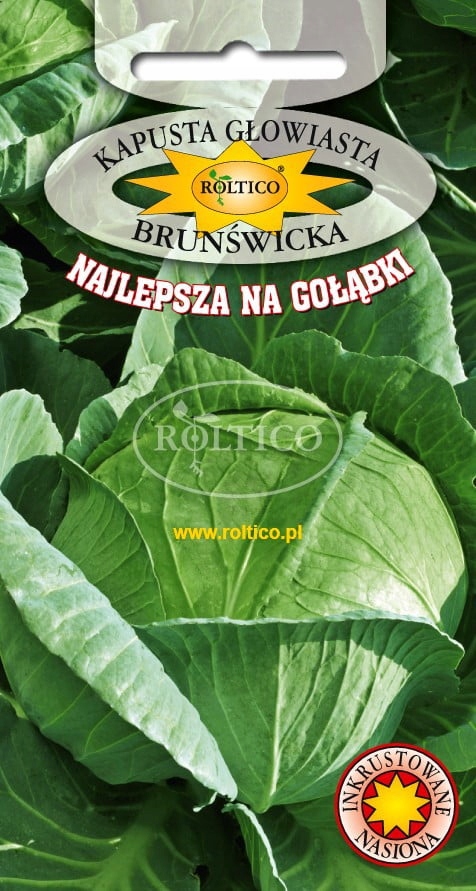 Nasiona Kapusta głowiasta BRUNŚWICKA 2 g najlepsza na gołąbki Roltico Nasiona Kapusta głowiasta BRUNŚWICKA 2 g najlepsza na gołąbki Roltico