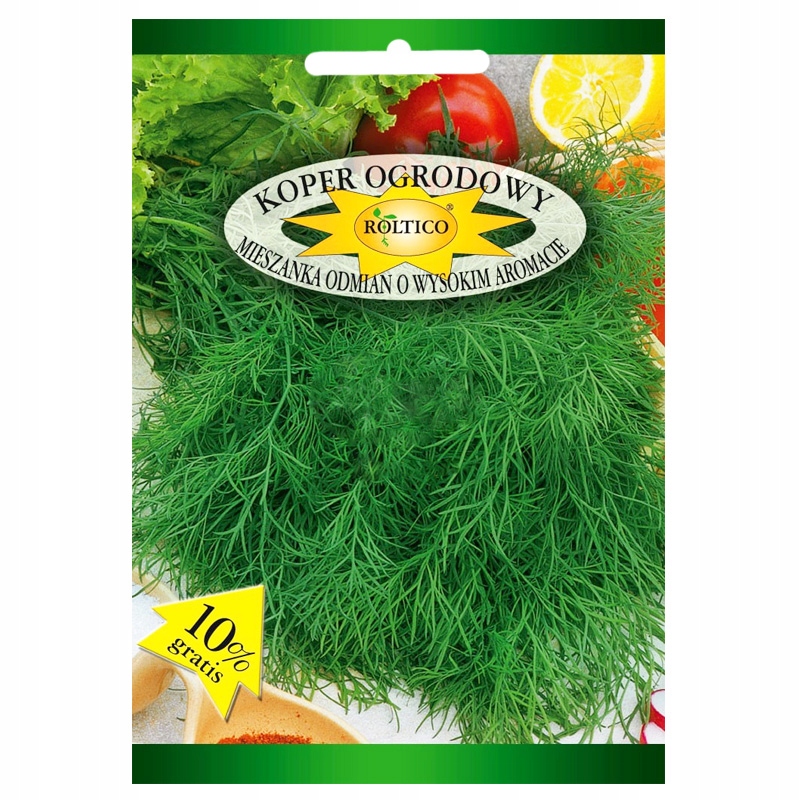 Nasiona KOPER OGRODOWY MIX odmian O WYSOKIM AROMACIE 50 g Roltico Nasiona KOPER OGRODOWY MIX odmian O WYSOKIM AROMACIE 50 g Roltico