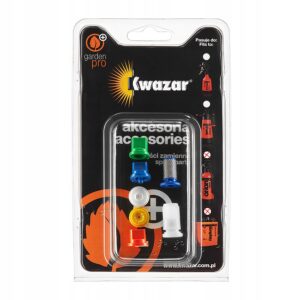 Zestaw 6 dysz do opryskiwaczy Kwazar, wymienne dysze do opryskiwaczy Kwazar Zestaw 6 dysz do opryskiwaczy Kwazar, wymienne dysze do opryskiwaczy Kwazar