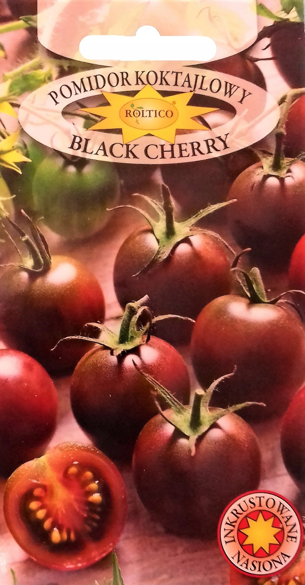 Nasiona Pomidory Black cherry 0,2 g Roltico pomidor koktajlowy czarny Nasiona Pomidory Black cherry 0,2 g Roltico pomidor koktajlowy czarny