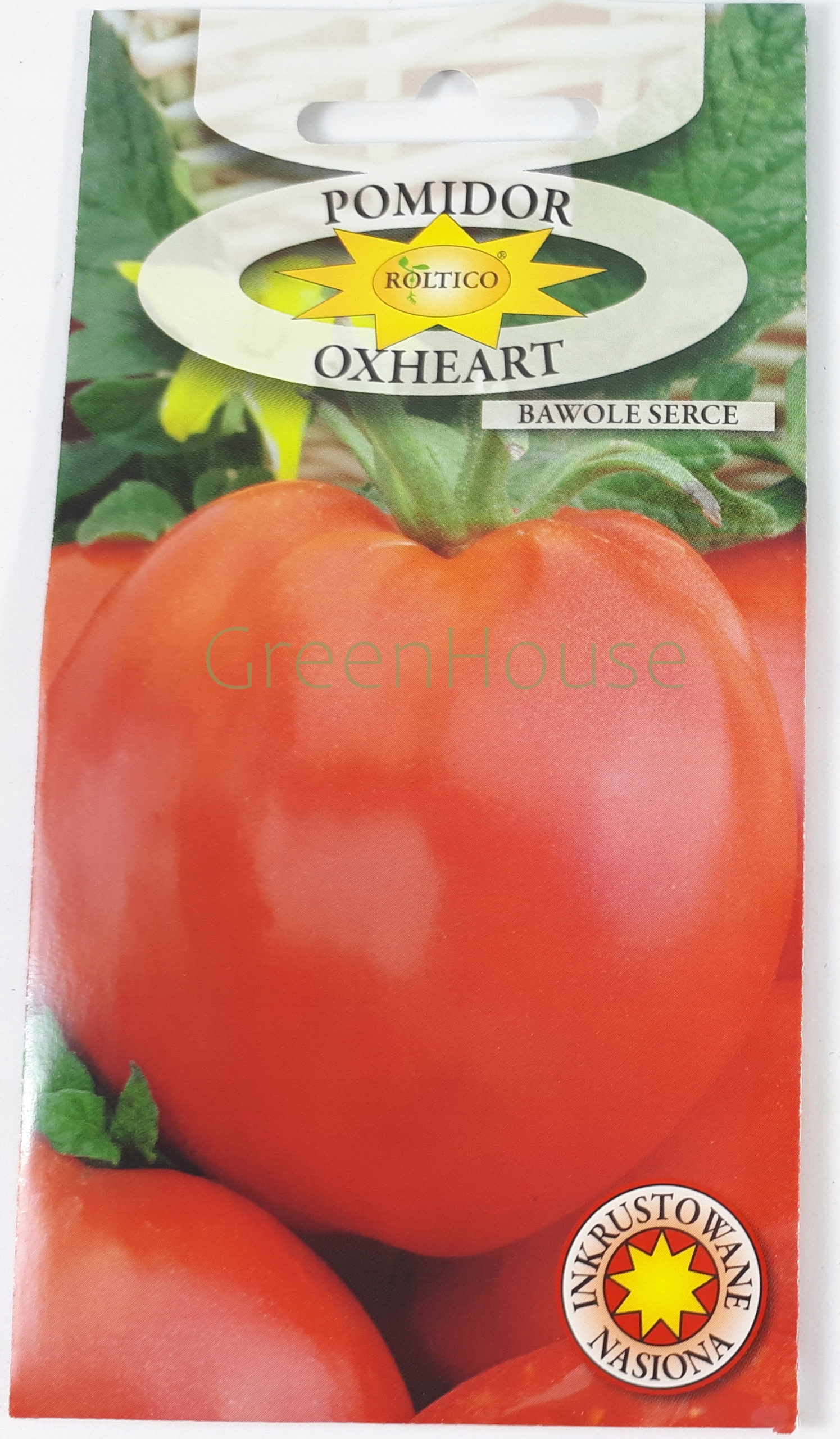 Nasiona Pomidor Bawole Serce Oxheart malinowy ROLTICO 0,2g Nasiona Pomidor Bawole Serce Oxheart malinowy ROLTICO 0,2g