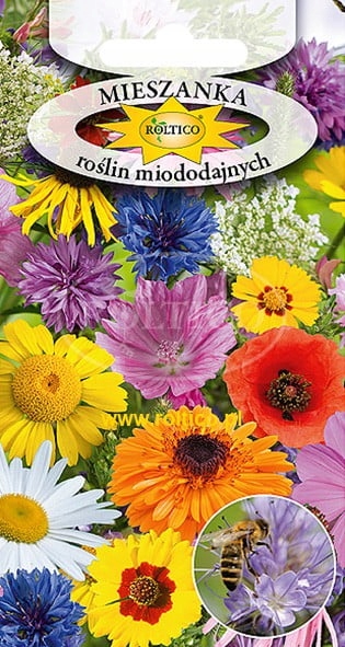 NASIONA KWIATY MIESZANKA ROŚLIN MIODODAJNYCH 2 g Roltico NASIONA KWIATY MIESZANKA ROŚLIN MIODODAJNYCH 2 g Roltico
