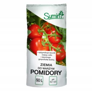 SUMIN ZIEMIA DO POMIDORÓW i innych WARZYW 50 L gotowe do użycia podłoże SUMIN ZIEMIA DO POMIDORÓW i innych WARZYW 50 L gotowe do użycia podłoże