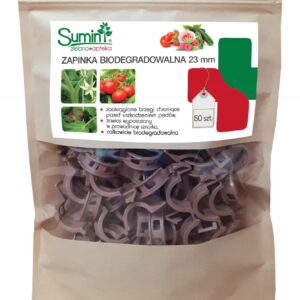 Zapinka Biodegradowalna do Roślin 23mm 50szt Sumin Zapinka Biodegradowalna do Roślin 23mm 50szt Sumin