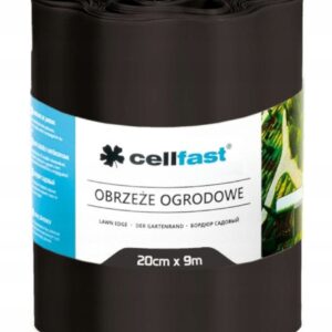 Obrzeże Ogrodowe 20cm 9m Czarne Cellfast 30-033H Obrzeże Ogrodowe 20cm 9m Czarne Cellfast 30-033H