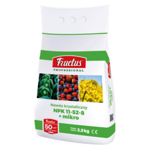 Fructus Proffesional nawóz krystaliczny rozpuszczalny 2,5 kg NPK 11-52-8 Fructus Proffesional nawóz krystaliczny rozpuszczalny 2,5 kg NPK 11-52-8