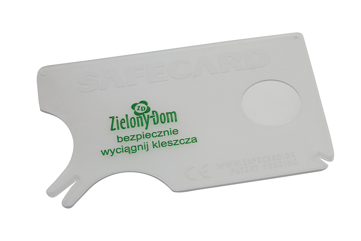 Wyciągacz kleszczy SafeCard Zielony Dom Wyciągacz kleszczy SafeCard Zielony Dom