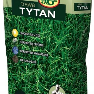 Trawa Tytan 15 kg mieszanka traw, ogrodowa Granum 600 m² odporna Trawa Tytan 15 kg mieszanka traw, ogrodowa Granum 600 m² odporna