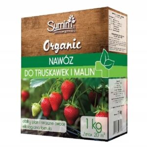 Nawóz do Truskawek, malin Organic 1 kg naturalny, granulowany Sumin Nawóz do Truskawek, malin Organic 1 kg naturalny, granulowany Sumin