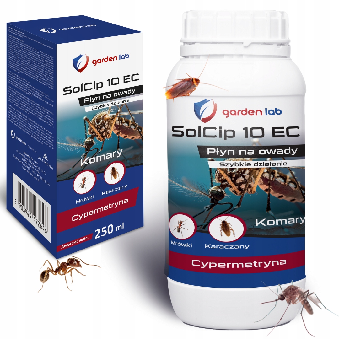 SoilCip 10 EC 250ml. preparat na owady, komary, mrówki, karaczany GardenLab SoilCip 10 EC 250ml. preparat na owady, komary, mrówki, karaczany GardenLab