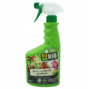 Bio spray na choroby grzybowe 750 ml COMPO zwalcza mączniaka, szarą pleśń Bio spray na choroby grzybowe 750 ml COMPO zwalcza mączniaka, szarą pleśń