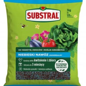 Niebieski Nawóz granulowany Uniwersalny 3 kg Substral Niebieski Nawóz granulowany Uniwersalny 3 kg Substral